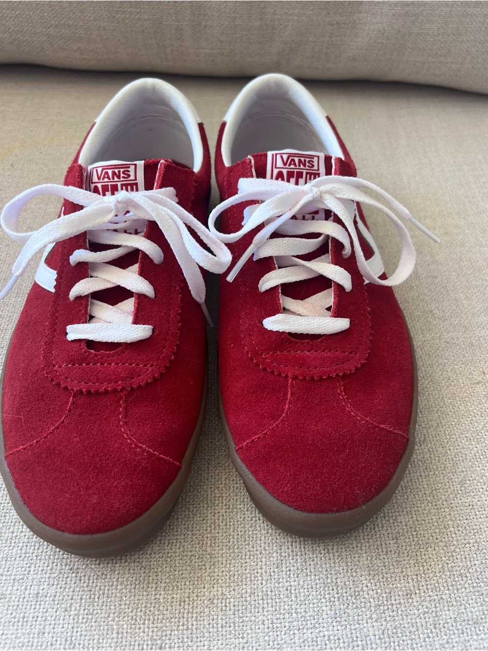 Van Red Suede Unisex Sneakers - NWOT